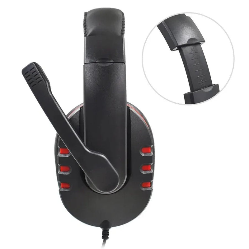 Headset Gaming com Fio e Microfone